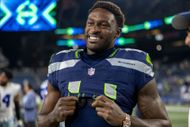 DK Metcalf in 2023 (Image via Getty)